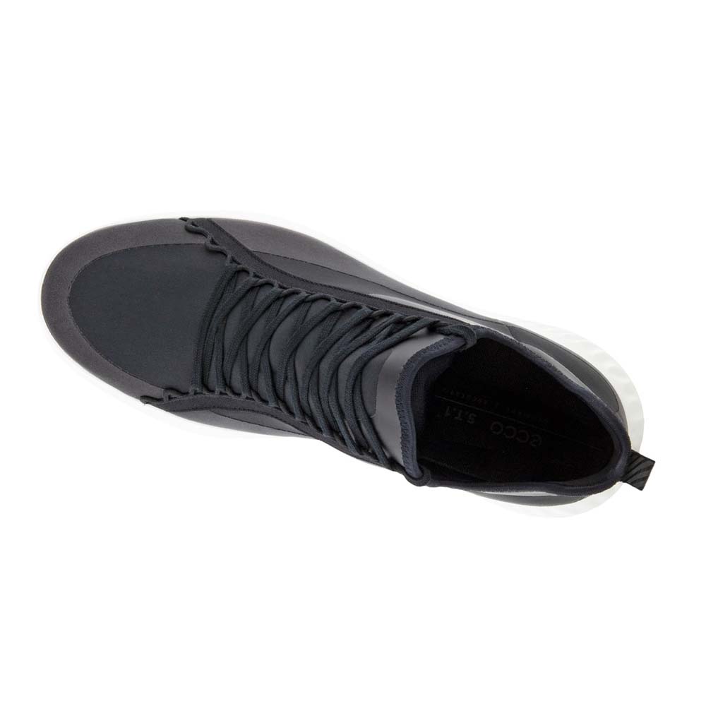 Women's Ecco Ath-1fw Slip-on Sneakers Black | USA 204JPQ